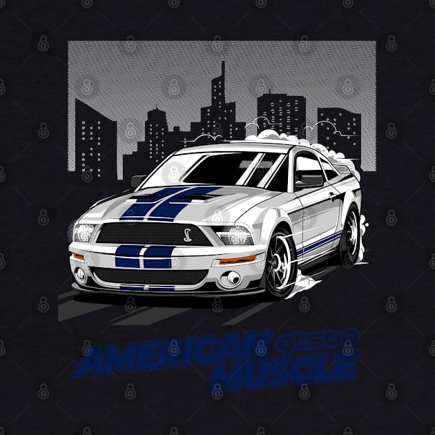 Shelby Cobra GT 500 White by aredie19